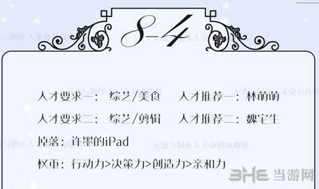 恋与制作人精英关卡8？4如何过 精英副本8？4三星攻略